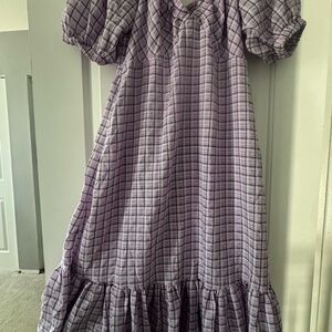 Top shop Lilac Midi Dress | Size 10 | Prairie Style Dress